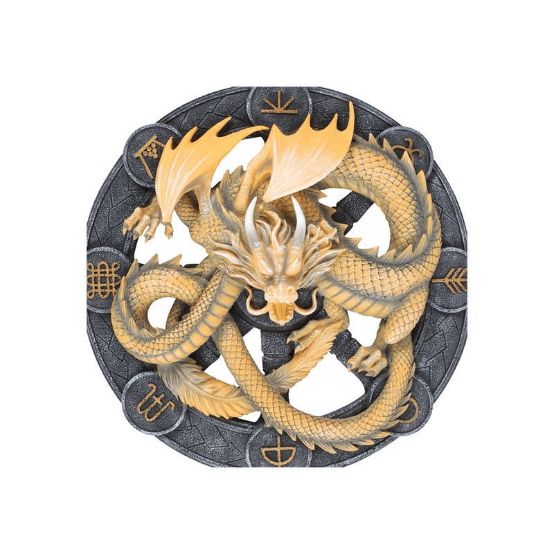 Imbolc Dragon Resin Wall Plaque by Anne Stokes Lucy And Phil Academy Lucy And Phil Academy