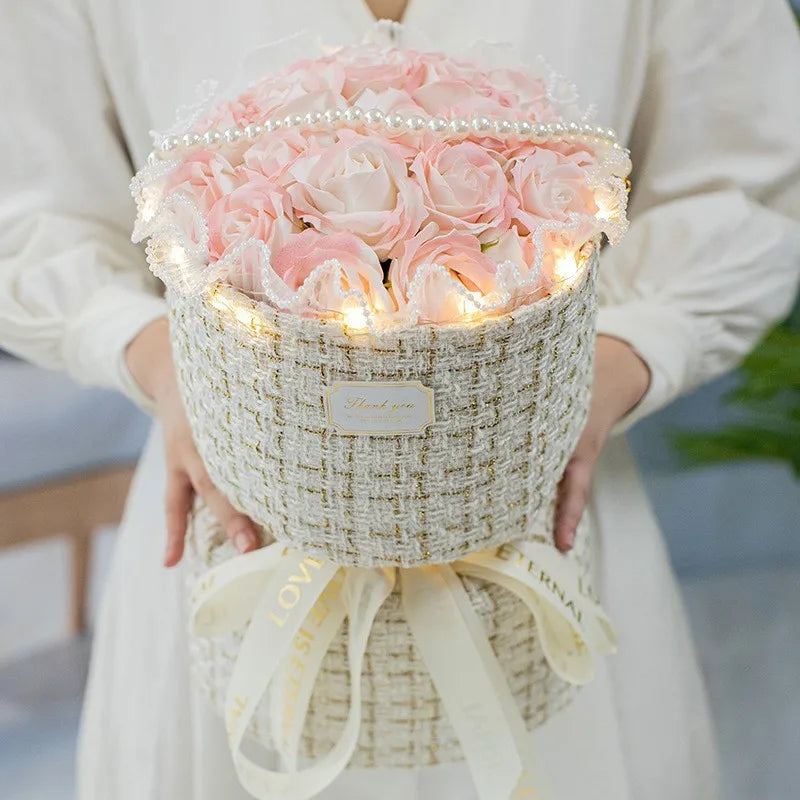 romantic flower soap flower date bouquet - Lucy And Phil Academy