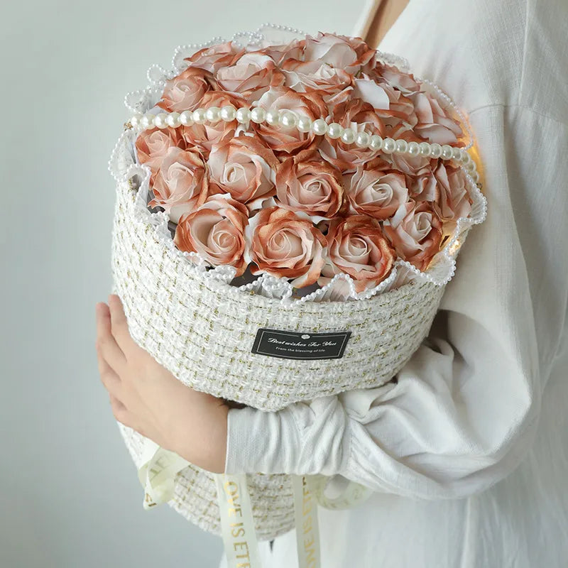 romantic flower soap flower date bouquet - Lucy And Phil Academy