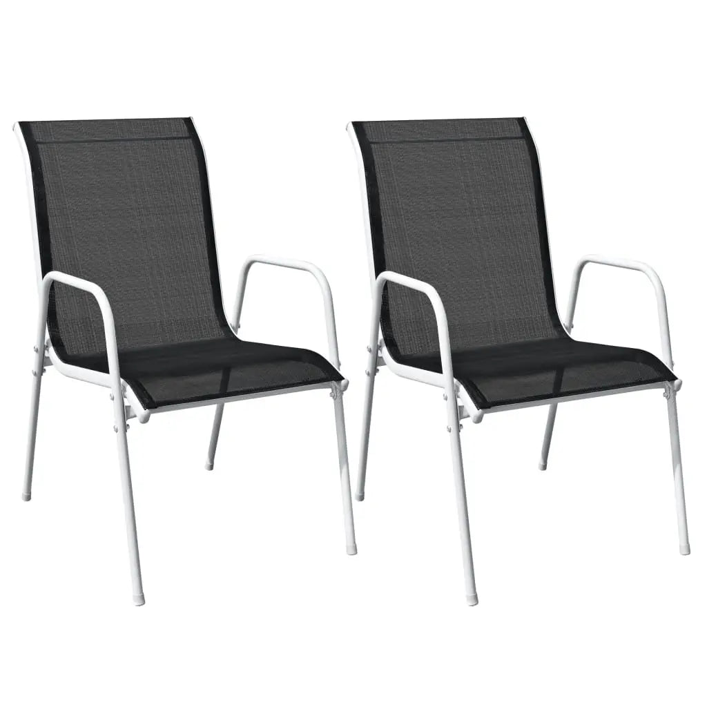 vidaXL 3 Piece Bistro Set Steel Black Lucy And Phil Academy Lucy And Phil Academy