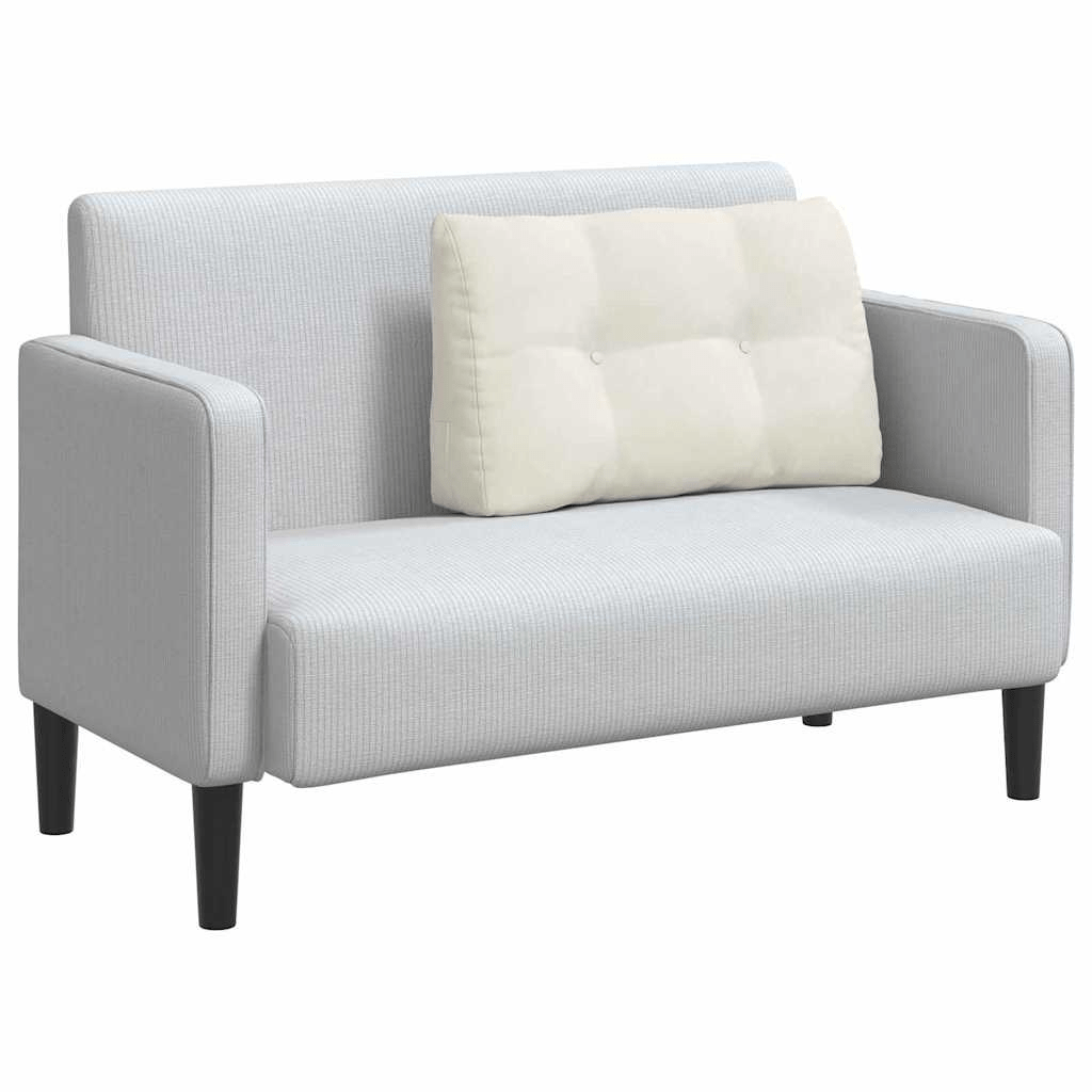 vidaXL Back Pillow Cream 80 x 24 x 50 cm Velvet Lucy And Phil Academy Lucy And Phil Academy