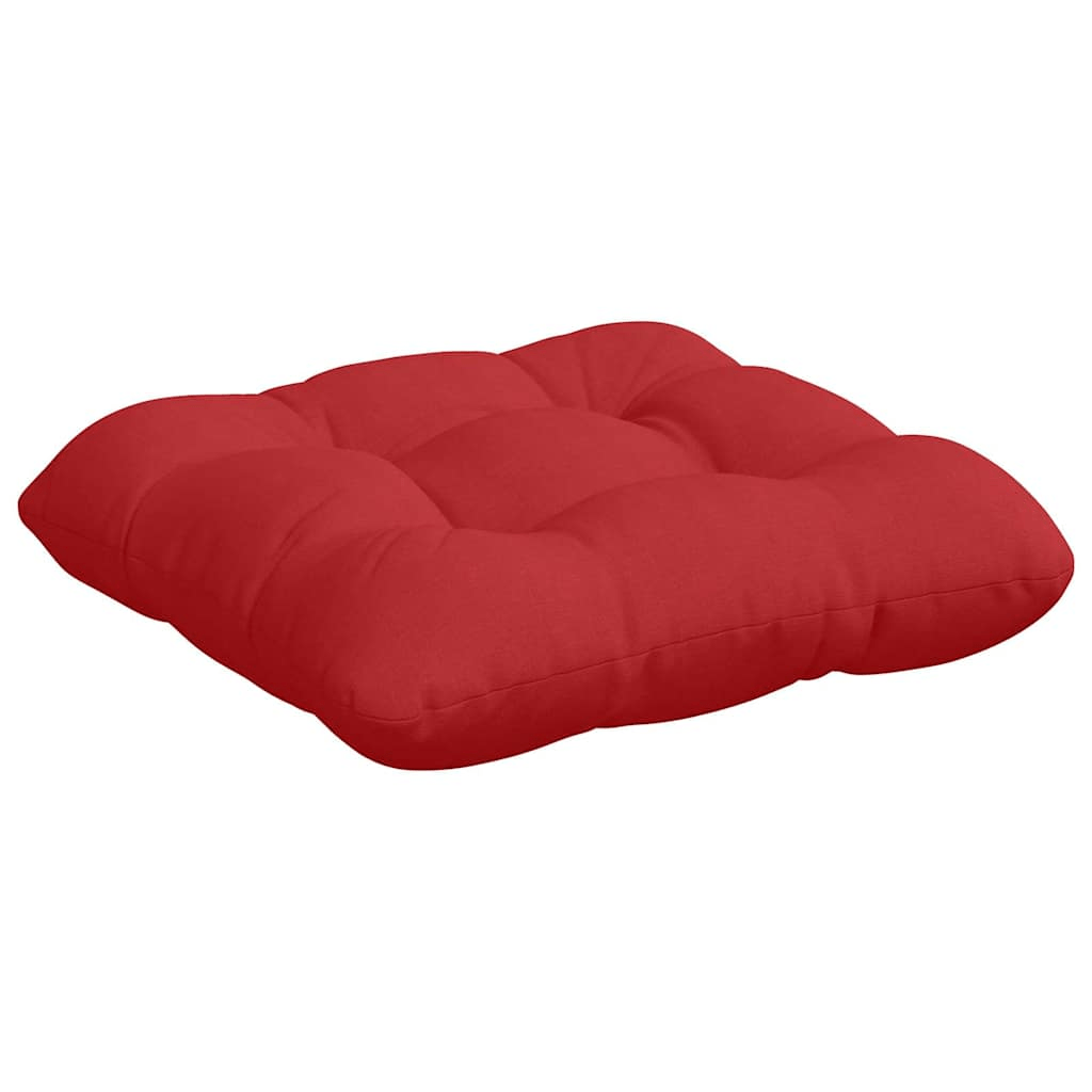 vidaXL Seat Cushions 4 pcs Red 45 x 45 x 12 cm Fabric Lucy And Phil Academy Lucy And Phil Academy