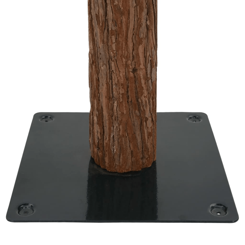 vidaXL Slim Christmas Tree with Real Wood and White Snow Green 210 cm Lucy And Phil Academy Lucy And Phil Academy