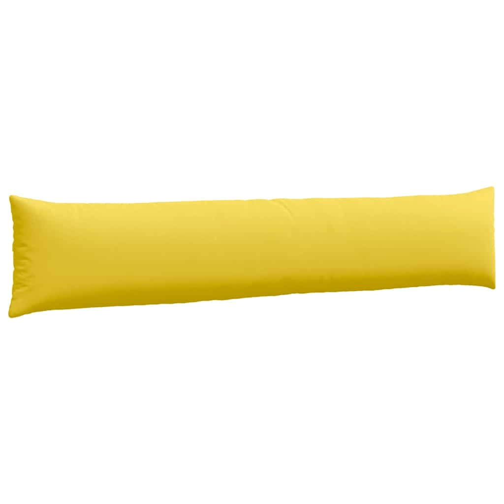 vidaXL Sofa Pillows 2 pcs Light Yellow 200 x 40 cm Fabric Lucy And Phil Academy Lucy And Phil Academy