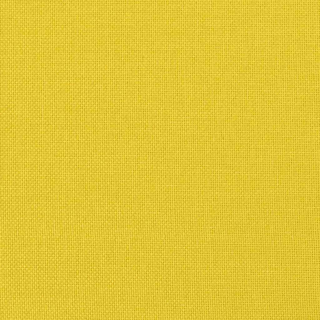 vidaXL Sofa Pillows 2 pcs Light Yellow 200 x 40 cm Fabric Lucy And Phil Academy Lucy And Phil Academy