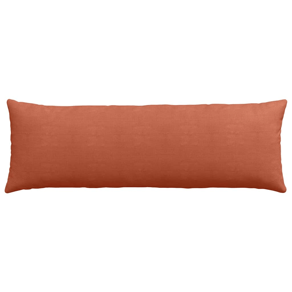 vidaXL Sofa Pillows 2 pcs Red Orange 120 x 40 cm Corduroy Fabric Lucy And Phil Academy Lucy And Phil Academy
