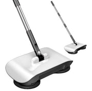 3-in-1 Hand Push Sweeper Broom & Dustpan Set - Cordless Floor Cleaning System with Mop