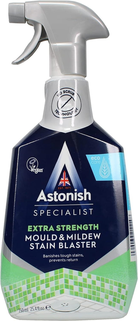 Astonish Specialist Extra Strength Mould and Mildew Stain Blaster Spray, For