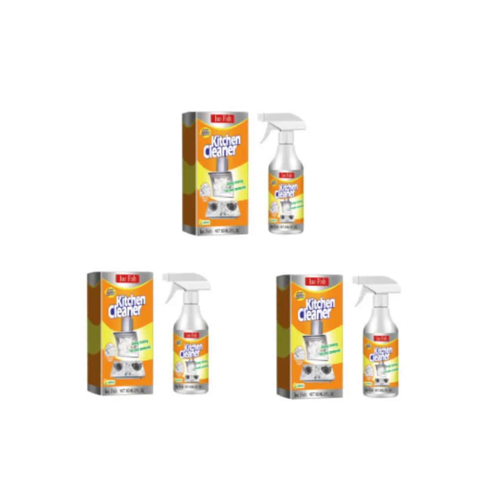 Kitchen Foam Cleaner Powerful Cleaning Grease and Stains without Damaging Surface Lemon Light Fragrance No Residue No Irritation