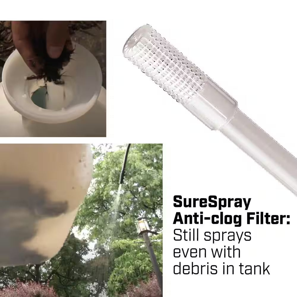 Chapin 22074: Made in the USA Disinfectant Bleach Pressure Pump Tank Sprayer, 2-Gallon, Adjustable Cone Nozzle