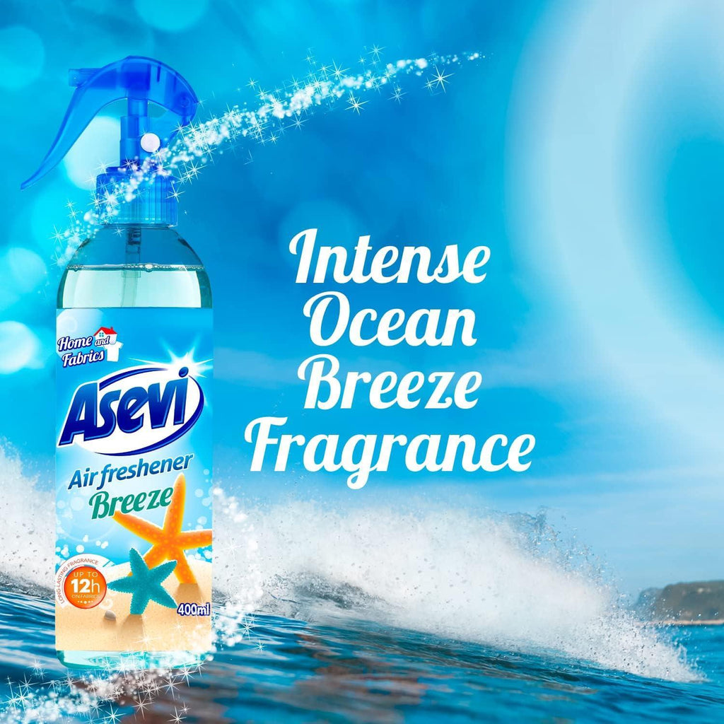 Asevi Bundle Spanish Cleaning Products Bathroom Cleaner Fabric Softener Blue