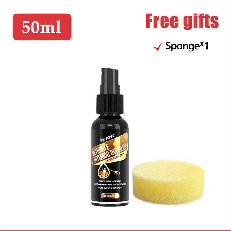 Car Plastic Restore Coating  Agent Leather Restore Car Cleaning Products Plastic Leather Restore Black Shine Seal Brighten