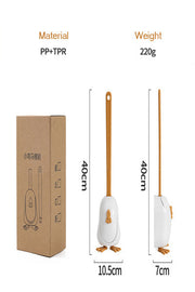 Rubber Head Toilet Brush Soft Non-slip Cleaning Brush Wall Hanging Floor Super Decontamination Bathroom Cleaning Tool