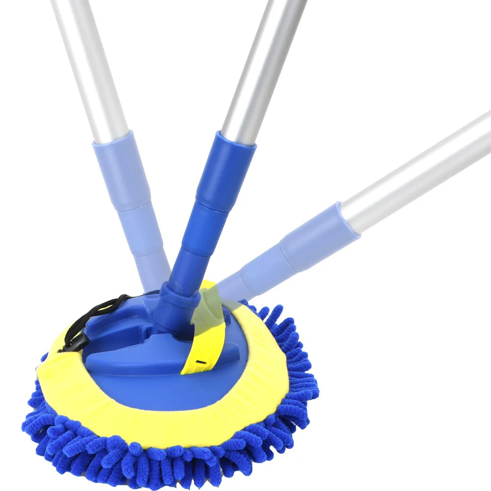Telescoping Long Handle Car Wash Brush Car Cleaning Tools Chenille Broom Cleaning Mop Car Cleaning Brush