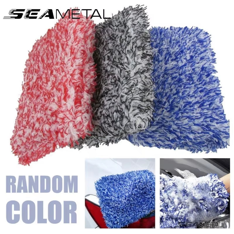 Car Wash Microfiber Car Washer Sponge Car Care Detailing Brushes Washing Towel Sponge Block Car Cleaning Products