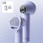 NEX Intelligent Blowing & Combing Integrated Hair Dryer | 300W Fast-Dry Brush | Lightweight Design – Simple White or Elegant Purple