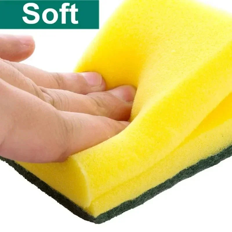 Highly Absorbent Double-Sided Sponge Magic Cleaning Pot Rust Sponge Cleaning Brush Kitchen Cleaning Tool