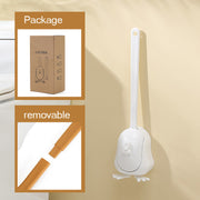 Rubber Head Toilet Brush Soft Non-slip Cleaning Brush Wall Hanging Floor Super Decontamination Bathroom Cleaning Tool