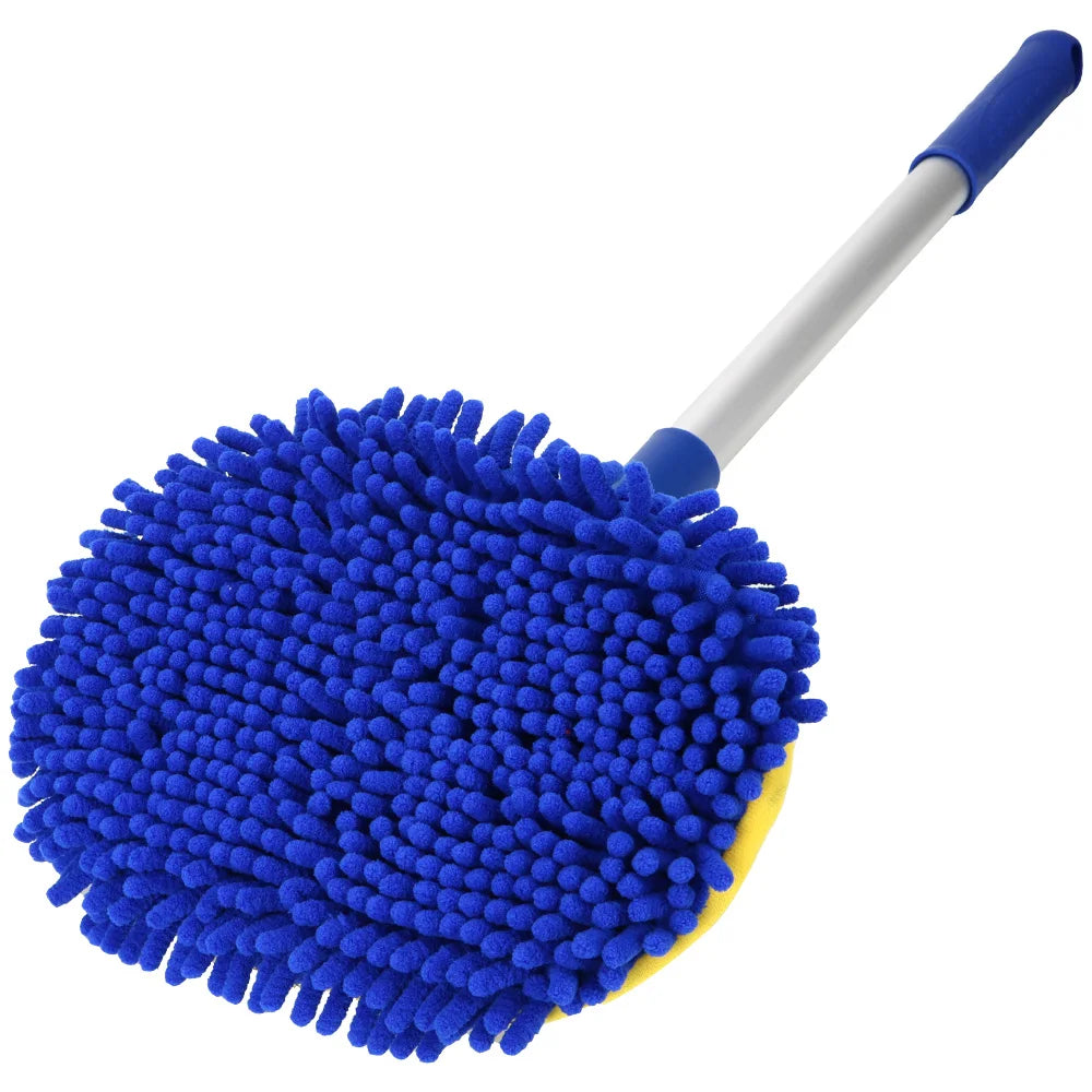 Telescoping Long Handle Car Wash Brush Car Cleaning Tools Chenille Broom Cleaning Mop Car Cleaning Brush