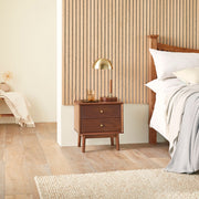 Wright Walnut Bedside Table