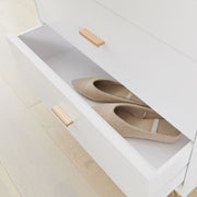 Monroe Solid Wood White Chest of 3 Drawers