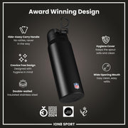 NFL x ION8 Insulated Steel Water Bottle, NFL Commanders, 750ml (24oz)