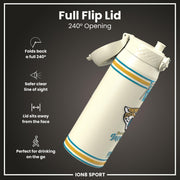 NFL x ION8 Insulated Steel Water Bottle, NFL Jaguars, 750ml (24oz)