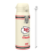 NFL x ION8 Insulated Steel Water Bottle, NFL Chiefs, 750ml (24oz)