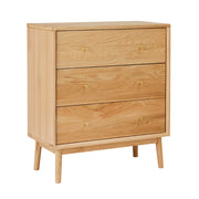 Wright Oak Chest of 3 Drawers