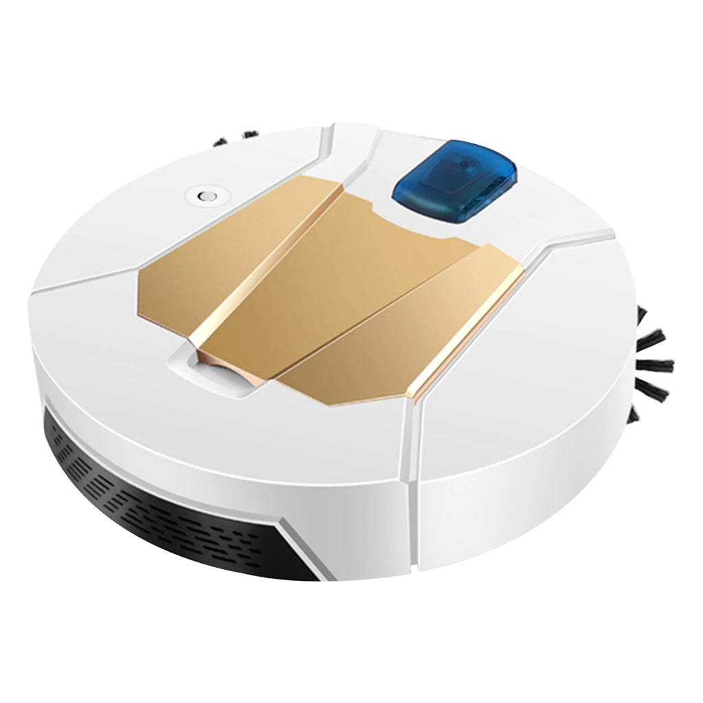 2024 Clearance Smart Home Appliances Upgrade Intelligent Sweeping Robot Vacuum Sweeping Mopping Spray Humidification Four in One Technology Mecha Style (#4 White, Plastic)