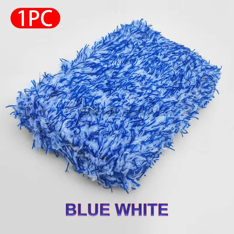 Car Wash Microfiber Car Washer Sponge Car Care Detailing Brushes Washing Towel Sponge Block Car Cleaning Products