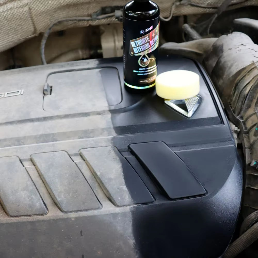 Car Plastic Restore Coating  Agent Leather Restore Car Cleaning Products Plastic Leather Restore Black Shine Seal Brighten