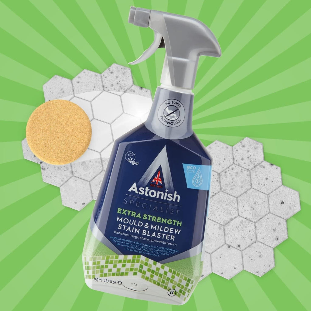 Astonish Specialist Extra Strength Mould and Mildew Stain Blaster Spray, For