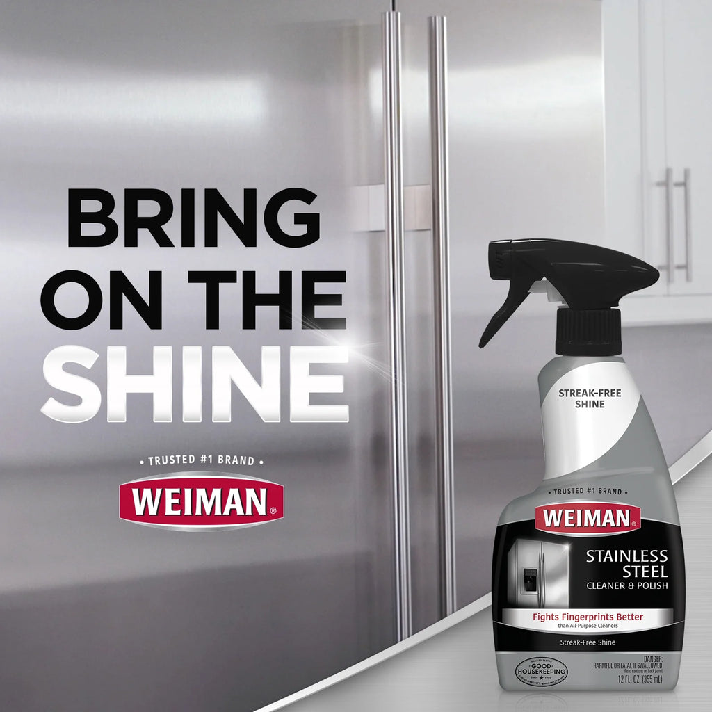 Stainless Steel Cleaner and Polish for Kitchen Appliance Cleaning , 2 Pack (44Oz)