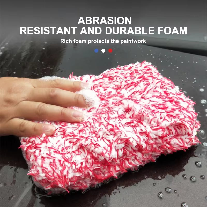 Car Wash Microfiber Car Washer Sponge Car Care Detailing Brushes Washing Towel Sponge Block Car Cleaning Products