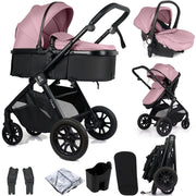 For Your Little One Cruise 3 In 1 Travel System With i-Size Car Seat - Blush Rose (Free Cupholder And Seat Liner Included!)