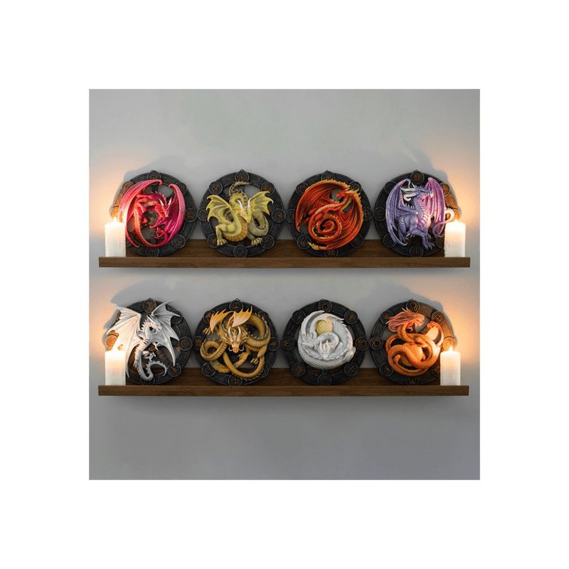 Imbolc Dragon Resin Wall Plaque by Anne Stokes Lucy And Phil Academy Lucy And Phil Academy