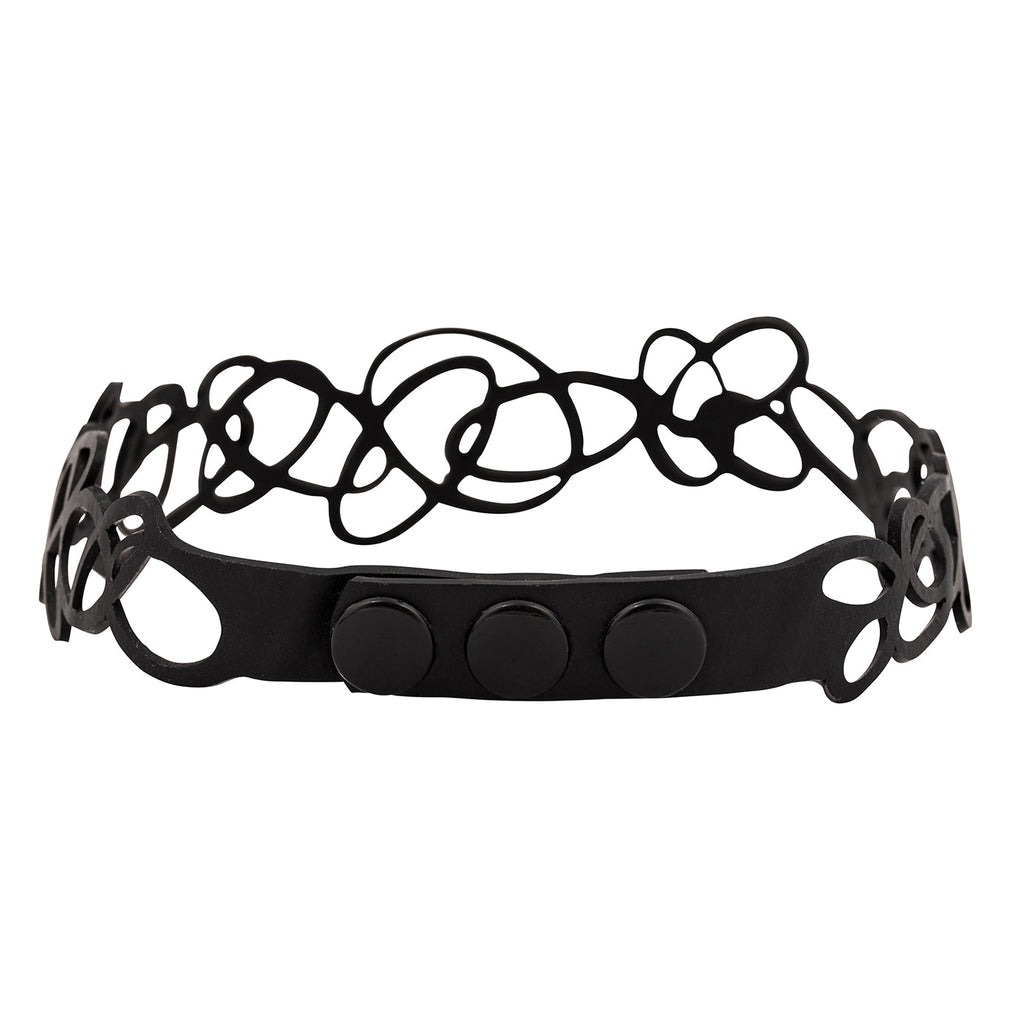 Apeiron Artistic Recycled Rubber Choker-1