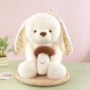 Adorable Long-Eared Rabbit Doll Plush Toy Children's Soothing Doll Birthday Gift Hanging Ear Rabbit Cloth Doll
