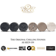 The Original ROCKS Whiskey Chilling Stones - Set of 6 Granite Stones Lucy And Phil Academy Lucy And Phil Academy