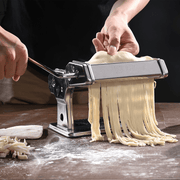 VEVOR Pasta Maker Machine, 9 Adjustable Thickness Settings Noodles Maker, Stainless Steel Noodle Rollers and Cutter, Manual Hand Press, Pasta Making Kitchen Tool Kit, Perfect for Spaghetti Lasagna Lucy And Phil Academy Lucy And Phil Academy