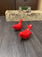 Vibhsa Birds of Health and Happiness Set of 2 (Red) Lucy And Phil Academy Lucy And Phil Academy