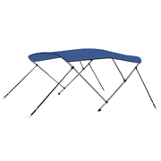 vidaXL 3 Bow Bimini Top Blue 183x140x137 cm Lucy And Phil Academy Lucy And Phil Academy