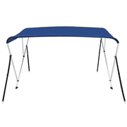 vidaXL 3 Bow Bimini Top Blue 183x140x137 cm Lucy And Phil Academy Lucy And Phil Academy