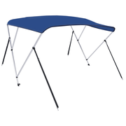 vidaXL 3 Bow Bimini Top Blue 183x140x137 cm Lucy And Phil Academy Lucy And Phil Academy