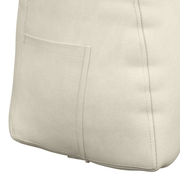 vidaXL Back Pillow Cream 80 x 24 x 50 cm Velvet Lucy And Phil Academy Lucy And Phil Academy