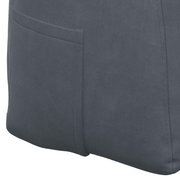 vidaXL Back Pillow Dark Grey 140 x 24 x 50 cm Velvet Lucy And Phil Academy Lucy And Phil Academy