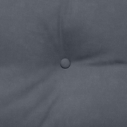 vidaXL Back Pillow Dark Grey 140 x 24 x 50 cm Velvet Lucy And Phil Academy Lucy And Phil Academy