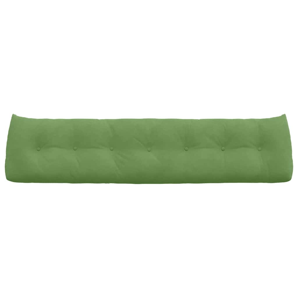 vidaXL Back Pillow Light Green 200 x 24 x 50 cm Velvet Lucy And Phil Academy Lucy And Phil Academy