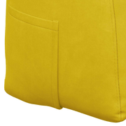 vidaXL Back Pillow Yellow 200 x 24 x 50 cm Velvet Lucy And Phil Academy Lucy And Phil Academy
